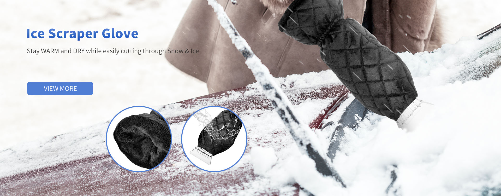 ที่ขูดน้ำแข็งหน้าต่างรถ Snow Shovel