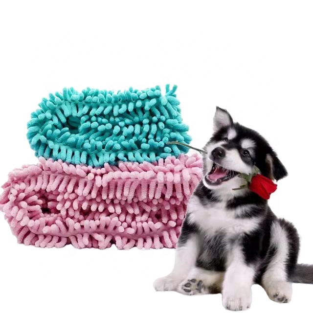 ผ้าขนหนูสุนัขไมโครไฟเบอร์ Chenille Pet Cloth