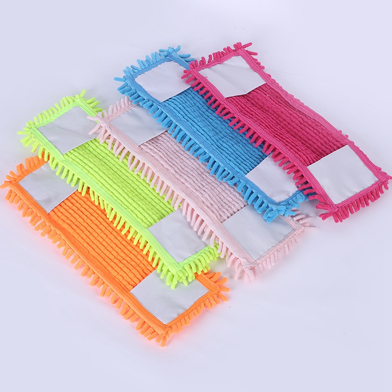 แผ่นม็อบดันฝุ่นไมโครไฟเบอร์แบบแบนรีฟิล Chenille