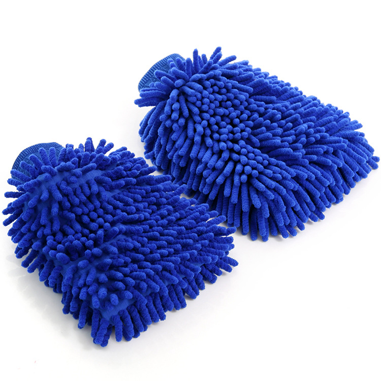 ถุงมือล้างรถพรีเมี่ยม Chenille ปราศจากรอยขีดข่วน